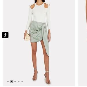 Jonathan Simkhai Mae Draped Asymmetric Mini